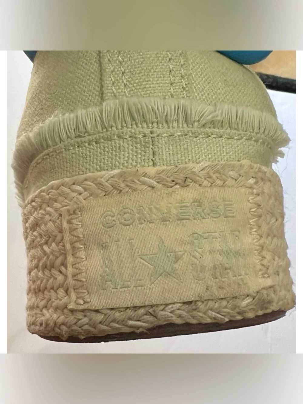 Converse Trail to Cove green oxide/white espadrilles US Women’s 8 UK 6